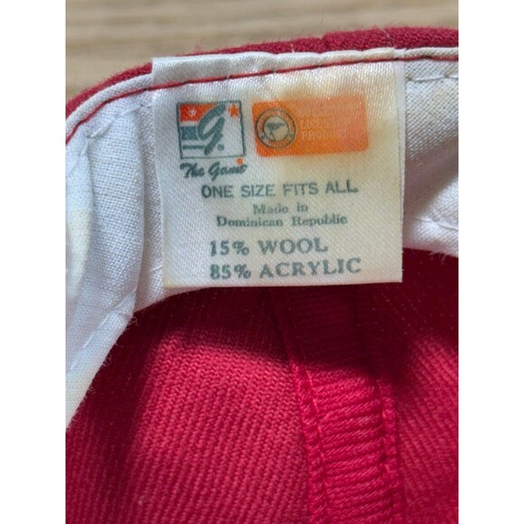 Vintage Indiana University‎ IU Hoosiers The Game Circle Logo Snapback Hat Cap - Picture 8 of 9